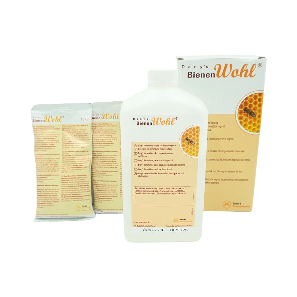 Dany's Bienenwohl 1.000 g — Oxalsäure-Lösung zum Selbstansetzen für Varroa-Behandlung