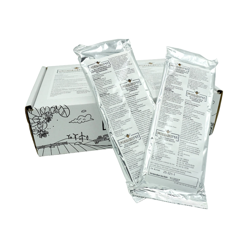 FormicPro 10 x 2 Streifen — Ameisensäure-Vorratspack zur Varroa-Sommerbehandlung | Andermatt Biovet